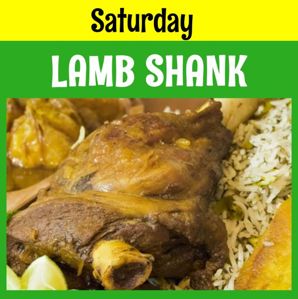 Available Saturday Lamb Shank