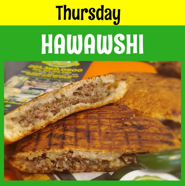 Available Thursday Hawawshi